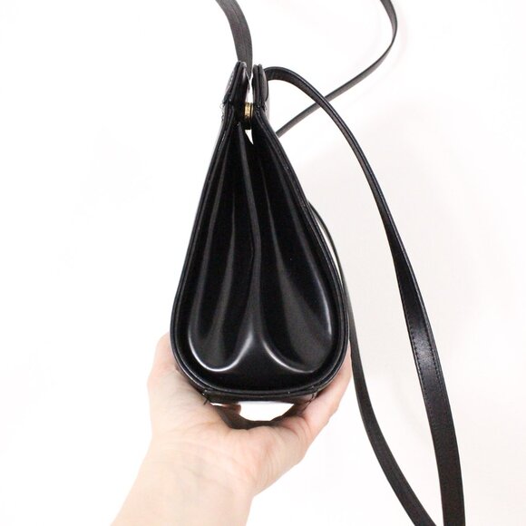 *Franco Visconti Black Leather Made in Italy Purse - Picture 5 of 7